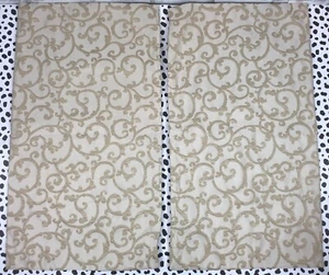 POTTERY BARN - SET OF 2 Zip Euro Sham 20X35 - PREOWNED - NO TAG - Picture 1 of 8