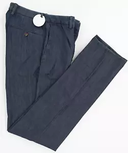 INCOTEX Blue Denim Anzughose Baumwolle leicht Slim Fit Flatfront 30 EU 46 - Bild 1 von 7
