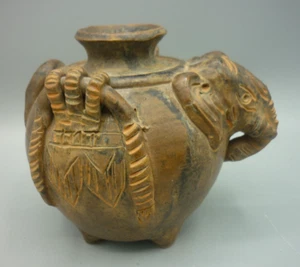 ELEFANT ART POTTERY Vase/Glas - Keramik - Indien/Thailand Stil - Bild 1 von 6