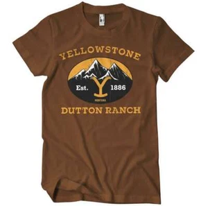 Officially Yellowstone Dutton Ranch Montana - Est 1883 Men's T-Shirt S-XXL Sizes - Picture 1 of 6