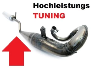 POLINI "SP" Turbo Rennschleife Tuning Schnecke Auspuff Piaggio Vespa Ciao Citta - Bild 1 von 2