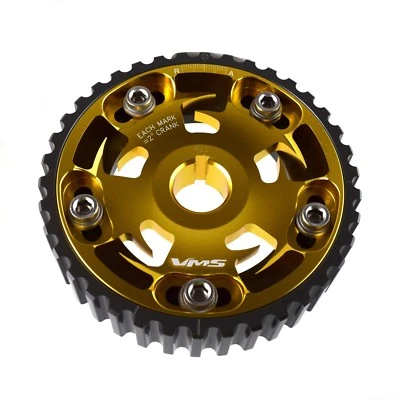 Nuevo engranaje de leva dorado de carreras ajustable para 88-00 Honda Civic CRX D15 D16 SOHC Foto 1 de 4