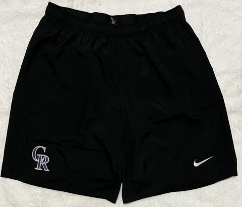 Colorado Rockies Nike Authentic Collection Black Shorts Men’s Size XL Cover