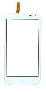 Huawei Ascend G610 Szklana szyba Przedni dotykowy ekran dotykowy biały - Zdjęcie 1 z 1