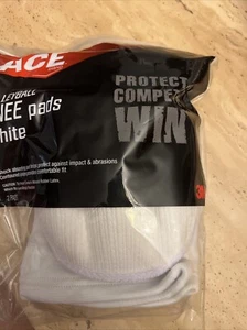 Ace Volleyball Knee Pads White One Size. - Picture 1 of 3