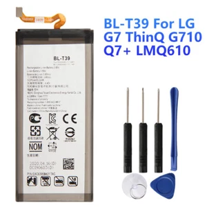 Batteria di ricambio originale BL-T39 per LG G7 ThinQ Q7 G710 Q7+ LMQ610 3000mAh - Foto 1 di 6