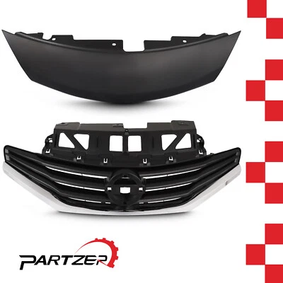 For 2014-2016 Nissan Versa Note Black Grille Shell and Insert 623103VY0A - Image 1 of 4