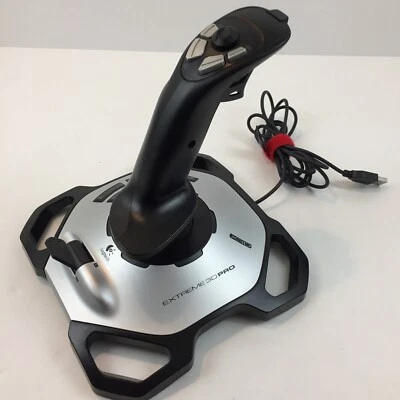 Logitech Extreme 3D Pro USB Joystick X3D T41126 Flight Simulator Controls - Image 1 of 4