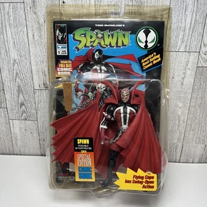 McFarlane Toys Spawn Series 1 Flying Cape Action Figure Comic Book Sealed 1994 - Picture 1 of 24
