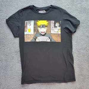 Naruto Shippuden Anime Ichiraku Ramen Shop Schwarz T-Shirt Herren Gr. S Freizeit - Bild 1 von 7