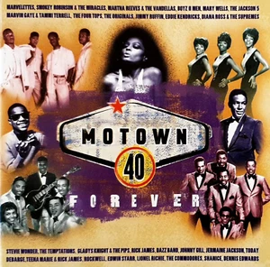 Motown 40 Forever 2CD Rick James-Jackson 5-Rockwell-Boyz II Men-Marvin Gaye-Shan - Picture 1 of 1