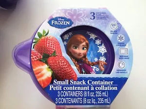 Disney Frozen Birthday Party Supplies Mini Snack Containers Anna 3 Pack - Picture 1 of 4