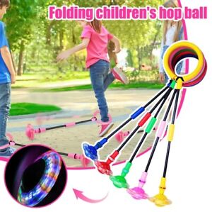 Ankle Skipper | Foot Hop Ball Skipping Rope Jump Skip Ball Fun Game Outdoor PINK