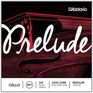 D'Addario Prelude 3/4 Cello Set, Medium Gauge, Authorized Dealer - Picture 1 of 1