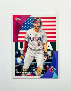 2023 Topps Series 2 - 2023 World Baseball Classic Stars #WBC-12 Trea Turner - Picture 1 of 1
