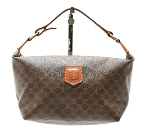 CELINE [Rank AA] Macadam Blason Accessory Pouch Vanity Multi Hand Bag Purse Auth - Picture 1 of 16