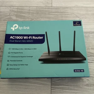 TP-Link AC1900 Smart WiFi Router (Archer A8) -High Speed MU-MIMO Wireless Router - Picture 1 of 2