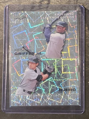 Ken Griffey Jr/Ichiro 2024 Hoja Metal Doble Plata/25 RC Mariners ELE-18 Foto 1 de 2
