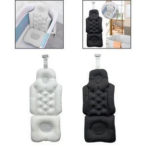 Full Body Bath Pillow Relaxing Seat Cushion Back Support Gifts Accessories - Picture 1 of 13