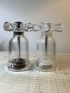 Vintage Cole & Mason Salz und Pfeffermühle Set Wasserhahn Wasserhähne Mahlwerk Streuer - Bild 1 von 9