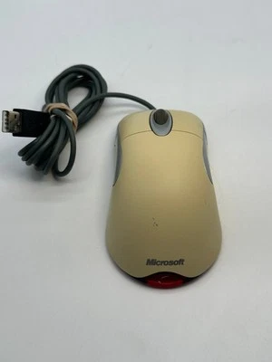 Microsoft IntelliMouse Optical USB & PS/2 Compatible USB Wired Mouse- WORKS - Image 1 of 4
