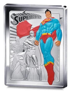 10 Euro Superman Color DC Comics Justice League PP Silber Frankreich 2025 - Bild 1 von 3