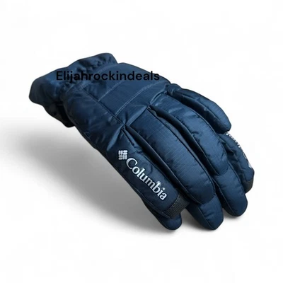 NOVAS LUVAS DE ESQUI DE NEVE MASCULINAS COLUBIA BLIZARD RIDGE COLLEGIATE NAVY OMNI-TECH - Imagem 1 de 4
