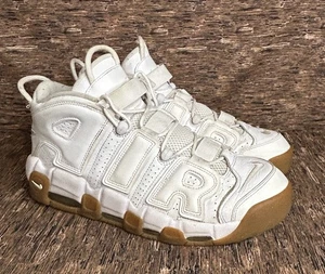Nike Air Uptempo Scarpe da Ginnastica Sneakers Bianco Gomma 414962-103 Uomo Taglia 12 - Foto 1 di 16