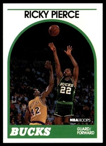 1989-90 Hoops Ricky Pierce Milwaukee Bucks #212 - Picture 1 of 2