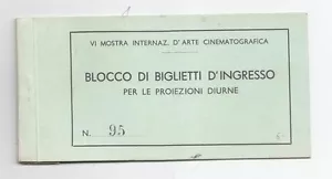 D399-BIENNALE von Venedig 1938-BIGLIETTO Eingang - Bild 1 von 1