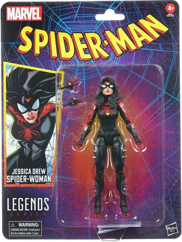 Marvel Legends Retro 6" Figure Spider-Man Wave 3 - Jessica Drew Spider-Woman Cover