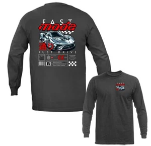 Modo Rápido Importado Afinado Personalizado JDM Coche Deportivo Gráfico Manga Larga - Imagen 1 de 14