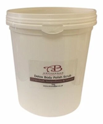 Aromabar Spa Detox Body Scrub 1kg Dead Sea Salt, Shea Butter, Almond Oil
