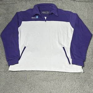 Pullover XL de los Juegos Olímpicos de Londres 2012 Cadbury púrpura/blanco 1/4 cremallera - Imagen 1 de 21