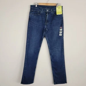 Levi's 511 Straight Slim Blue Denim Jeans Mid Rise Dark Wash Men’s W34 L34 NWT - Picture 1 of 15