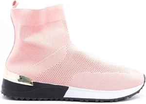 HI TOP Rosa Jogging Pumps Schuhe Turnschuhe Slipper Socke Keilabsatz Turnschuhe Gr. 7 - Bild 1 von 3