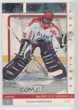2001-02 Cardset Finland SM-Liiga Tommi Satosaari #366