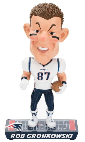Rob Gronkowski New England Patriots Caricature Special Edtion Bobblehead NFL Cover