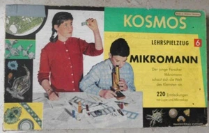 Kosmos Mikromann-Mikroskop Experimentierkasten mit Handbuch von 1961 - Bild 1 von 5
