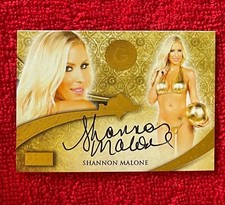 Shannon Malone 2016 Autograph Benchwarmer Card! Gold Edition Auto HOT!