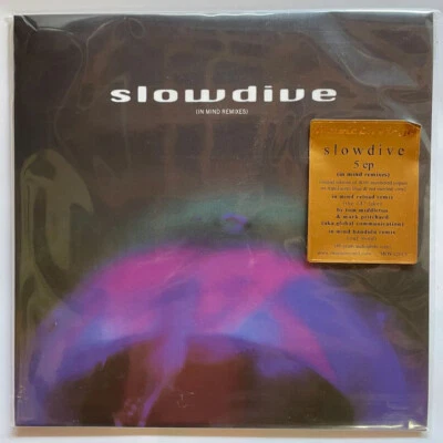 Slowdive 5 EP: In Mind Remixes, Ltd Ed Numbered Blue Red Swirl Vinyl EP MOV 2021 - Image 1 of 3