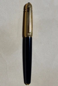 [Exc+4]PASHA DE CARTIER  18K Gold Cap type Rollerball Pen (No Box) Vintage Rare - Picture 1 of 8