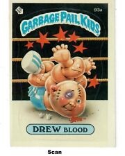 "DREW BLOOD"  (#93a)  Topps Garbage Pail Kids Sticker Card  #R691