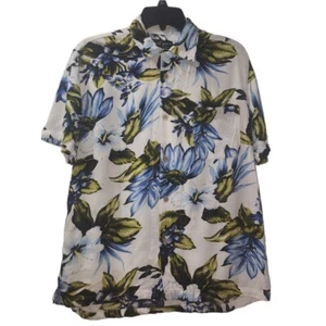 Truxton Aloha Shirt Floral Print Button Up Short Sleeve Casual Shirt L - Picture 1 of 5