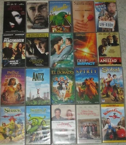 20 x VHS Dreamworks Video Sammlung - OOP/Action/Komödie/Animation/Thriller - Bild 1 von 2
