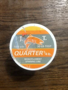J.T. Blue Monofilament Fishing Line 30lb. Test 550 Yards Blue - Picture 1 of 3