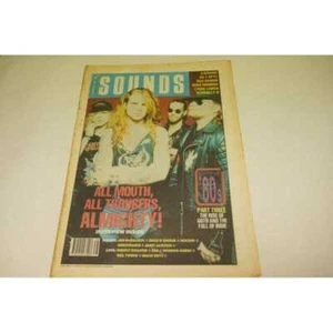 SOUNDS MAGAZINE SEPTEMBER 23 1989 npbox121 THE ALMIGHTY BAND LS - Picture 1 of 1