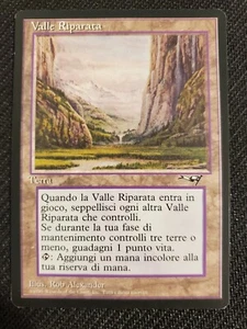 Italian Sheltered Valley (LP) Alliances - Magic the Gathering MTG - Reserve List - Picture 1 of 2