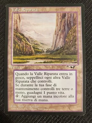 Italian Sheltered Valley (LP) Alliances - Magic the Gathering MTG - Reserve List - Image 1 of 2