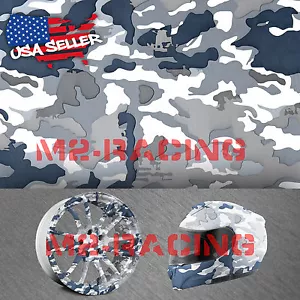 19"x78" Hydrographic Film Hydro Dipping Water Transfer Snow Camo Camouflage #8 - Picture 1 of 6